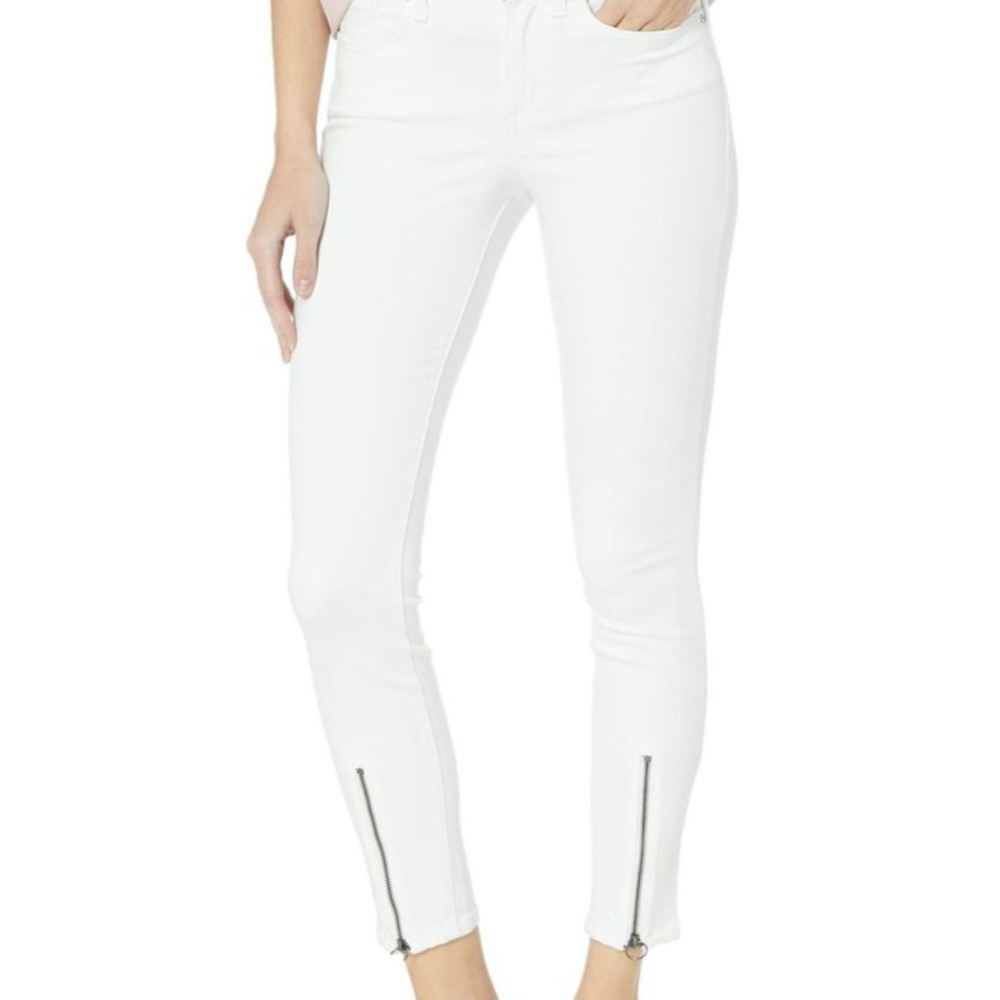 William Rast Perfect Ankle Skinny White Jeans (Sz 27)